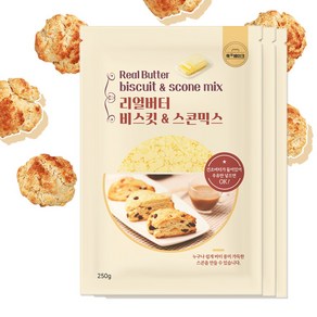 버터없이 우유만 넣어 만드는 비스켓 & 스콘믹스 250g