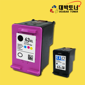 HP 63 / HP 63XL SUPER HP 재생잉크, 1개, 04. HP63XL - 컬러 재생잉크 (대용량)