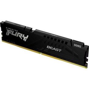 Kingston킹스턴 테크놀로지 킹스턴 퓨리 비스트 64GB 2x32GB 6000MT/s DDR5 CL36 데스크탑 메모리 키트 2개 AMD 엑스포 플러그 앤 플레이 KF552, 6000MT/s_8GB