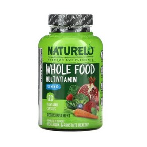 NATURELO Whole Food Multivitamin for Men 50+ 어른 실버 남성 멀티비타민