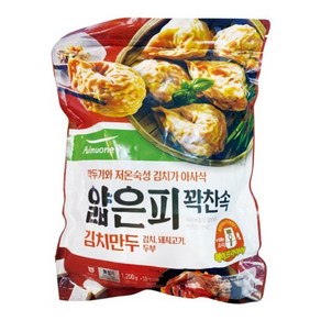 풀무원 얇은피김치만두 1.2kg, 1개