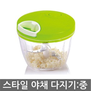 러브송 스타일 야채 다지기 중형 650ml, 혼합색상, 1개