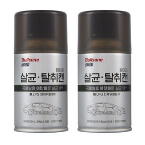 불스원 살라딘 원터치 살균 탈취캔, 112g, 2개