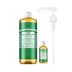 닥터브로너스 캐스틸 솝 950ml+60ml+펌프 세트 12종 택1, 1개, 950ml