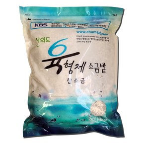 6형제소금밭 토판염3kg 참소금 육형제 소금 신안 천일염, 1개, 3kg