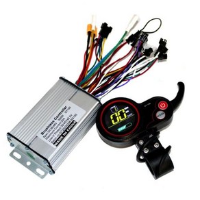 GREENTIME 6 Mosfet 36V/48V/52V/60V 500W 25A BLDC 전기 Ccooter 컨트롤러 및 GT-100 LCD 디스플레이 한 세트