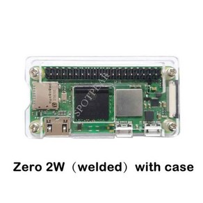 개발보드 아두이노 STM ARM 임베디드 라즈베리 파이 제로 2 W 개발 보드 PI0 케이스 포함, 03 Zeo 2 WH(case), 1개