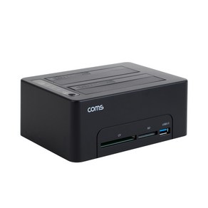 컴스 USB 3.0 듀얼 하드 도킹스테이션 HDD SSD KS159, 1개