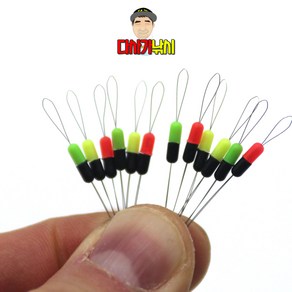 다사가 민물 찌멈춤고무 스토퍼 이중 찌스토퍼 컬러 민물 붕어 낚시 DA-101, 1개