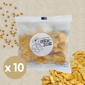 이장님 두부과자 과자점 두부칩 스낵, 10개, 50g