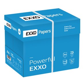 엑소(EXXO) A4 복사용지(A4용지) 75g 2500매 1BOX, 단일옵션, 2500개