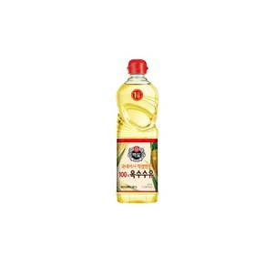 백설 옥수수유, 900ml, 4개