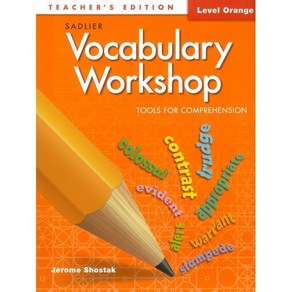 Vocabulay Wokshop Tools fo Compehension Oange (G-4) : Teache's Edition