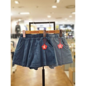 코코리따 플리츠 4부 데님치마바지50% CETJ243E8