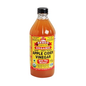 Bagg Oganic Unfilteed Apple Cide Vinega Raw 16 Ounce - 1 Bagg Oganic 무여과 사과식초 생 16온스 - 1