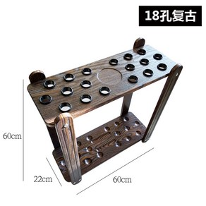 거치대 파크 골프채 진열 참고 상세 클럽 수납 보관대 꽂이 골프, 18홀 직사각 빈티지, 1개
