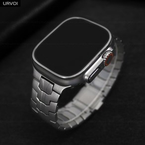 URVOI Titanium Band fo Apple Watch Ulta 2 1 Seies 9 8 7 6 SE 54 metal stap fo iWatch bacelet, 1개