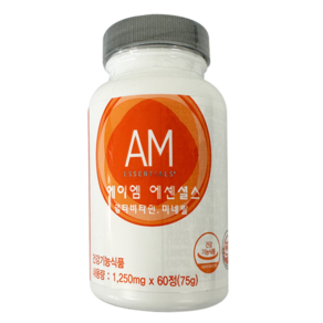 주네스 AM ESSENTIALS, 96g, 60정, 1개