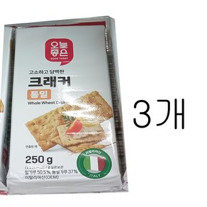 오늘좋은 통밀 크래커, 3개, 250g