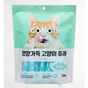 콜리올리 영양가득 고양이 퓨레(참치) (10Gx20P), 10g, 참치, 1개