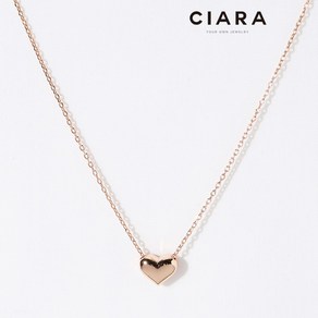 CIARA 14K Chieri 러브볼 포인트 심플 목걸이(GoldPlated)