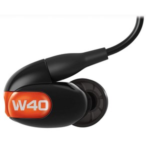 Westone W40 Gen 2 Four 드라이버 트루 핏 이어폰 블랙/오렌지 (WST-W40-2019) 163618