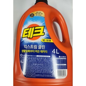 엘지생활건강 테크 익스트림 클린, 4개, 4L