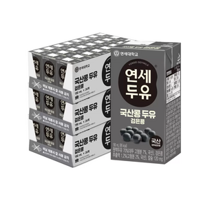 연세 우리콩 두유 검은콩 190ml 코스트코, 72개