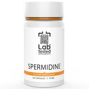 Lab Tested Supplements - 스페르미딘 3HCL 보충제 10mg 캡슐 12, 알약/캡슐, 1개, 120정