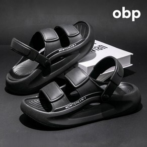 obp 남자 벨크로 아쿠아 스포츠 레저 발편한 슈즈 아치 패드 쿠션 슬리퍼 샌들