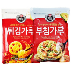 [SUNNY] 백설 부침가루+튀김가루1KG-제사음식-명절음식, 1개, 1kg