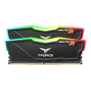 TeamGoup T-Foce DDR4-3200 CL16-20-20 Delta RGB 패키지 서린 16GB x 2p, 2개