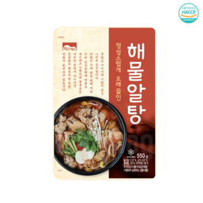 [고향식품] 해물알탕 550g, 1개