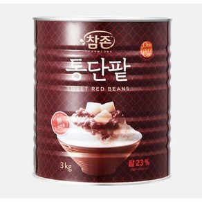 참존 통단팥 골드 3kg (6개1박스) 빙수팥 통조림팥 3kg 6개, 6개