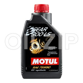 MOTUL (모튤)GEAR 300 LS 75W90(1L) 100% 합성 기어오일 GL5 데후 디퍼렌셜 TC 트랜스퍼케이스 LSD 수입차, 1개