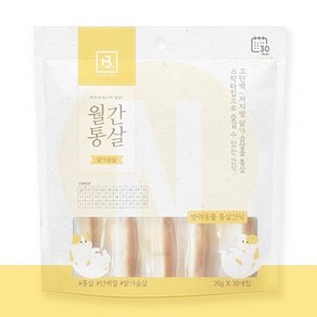 하나나 강아지고양이간식 닭가슴살 30P 고양이닭고기간식, 1개