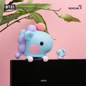 BT21 미니니 모니터걸이 모니터걸이형 네비게이션 사무실 모니터 피규어 차량용 방향제, 망(MANG), 1개