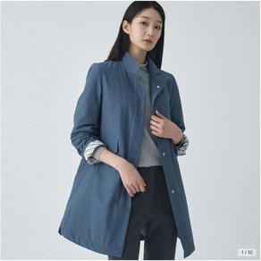 [지센] 봄신상 파격할인 [24SS] 여성 인퀼팅 하이넥 코트
