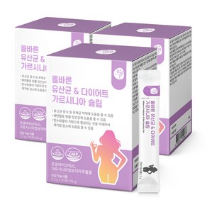 올바른 다이어트 유산균 가르시니아 슬림, 30회분, 105g, 6개