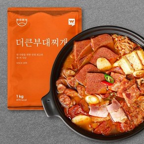 [KT알파쇼핑][한인한식] 더큰 부대찌개 1kg X 2팩, 2개