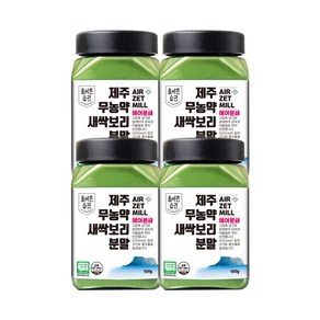 올바른습관 제주 무농약 새싹보리 분말, 새싹보리 분말 4개 (400g), 100g, 4개