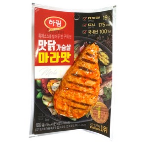 하림 닭가슴살 마라맛, 15개, 100g