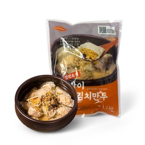 토박이마을 두부김치 만두, 4개, 1.2kg