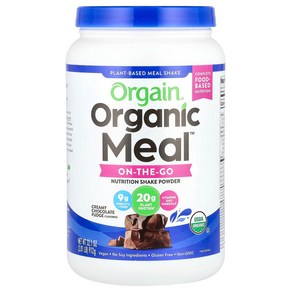 올게인 Oganic Meal 올인원 뉴트리션 파우더 크리미 초콜릿 퍼지 912g(2.01lbs), 912g, 1개