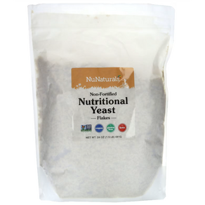 NuNatuals 뉴네츄럴 뉴트리셔널 이스트 플레이크 680g Non-Fotified Nutitional Yeast Flakes, 1개