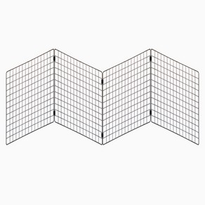 애견 울타리 강아지 안전문 철망, 6호 - 69 x 33, 1개