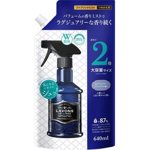 호텔식스프레이 라본 패브릭미스트 럭셔리 릴렉스 앰버 우디 리필 640ml, 리필 2배, 1개