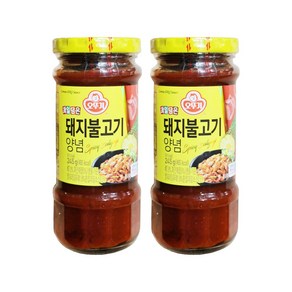 오뚜기 돼지불고기 양념 245g 닭갈비 떡볶이, 2개