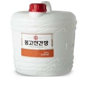 몽고장유 진간장, 4개, 7.6L