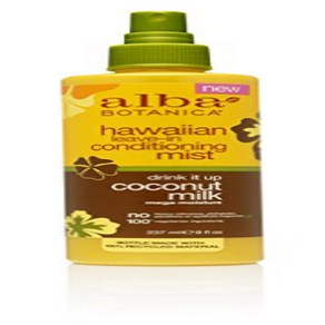 Alba Botanica Dink It Up Coconut Milk Hawaiian Le Alba Botanica 드링크 잇 업 코코넛 밀크 하와이안 리브인 컨디셔닝 미스트 8, 1개